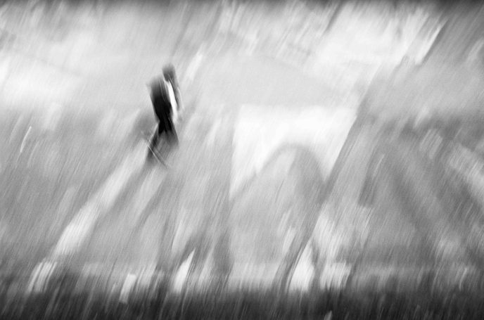 "Photographie noir et blanc  série Trajectoires - Dominique Cherprenet".