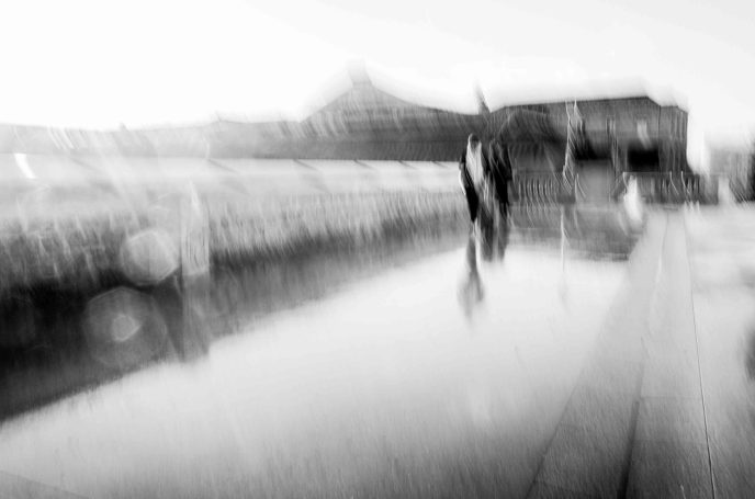 "Photographie noir et blanc  série Trajectoires - Dominique Cherprenet".