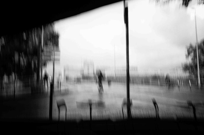 "Photographie noir et blanc  série Trajectoires - Dominique Cherprenet".