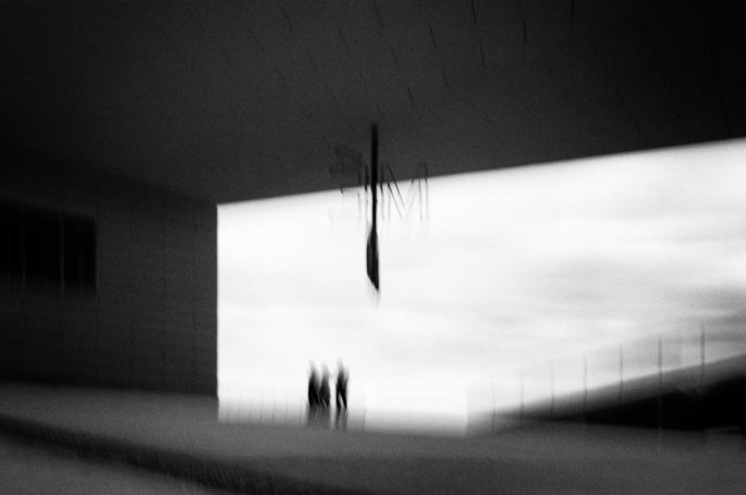 "Photographie noir et blanc  série Trajectoires - Dominique Cherprenet".