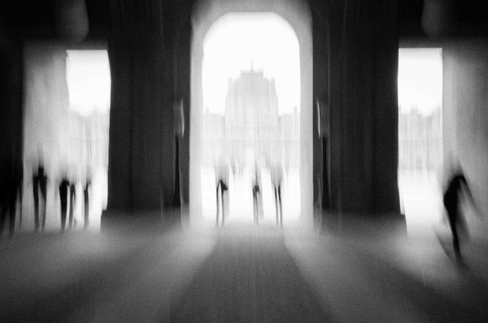 "Photographie noir et blanc  série Trajectoires - Dominique Cherprenet".