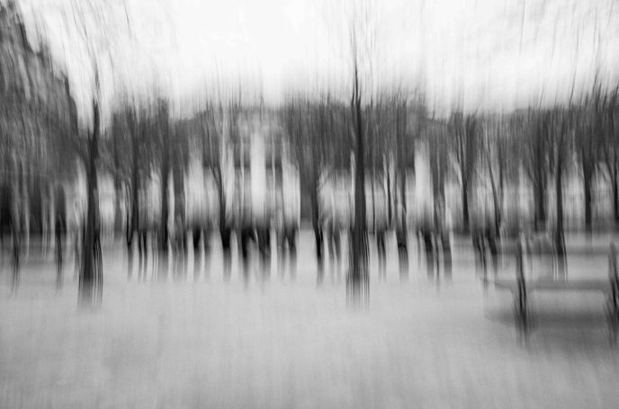 "Photographie noir et blanc  série Trajectoires - Dominique Cherprenet".