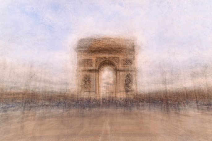 Arc de Triomphe - Paris "Photographie d'art série OPUS 1874 hommage à l'impressionnisme - Dominique Cherprenet".